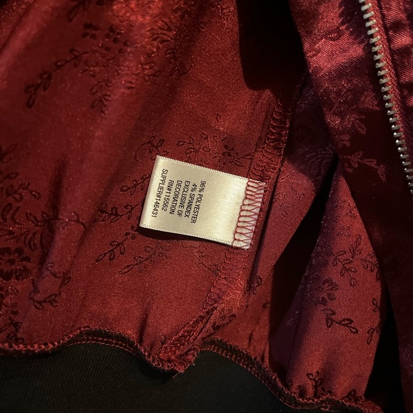 Disney Red and Blue Floral Bomber Jacket - Picture 4 of 9